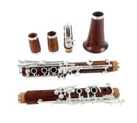 Professionnelle Clarinette Clarinette Professionnelle En Ébène Plaqué Argent 19 Touches Instruments De Musique À Vent(Type3)