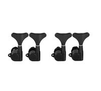 Professionnelle Guitare Mécaniques Boutons Chevilles De Réglage Scellées Clés Têtes Machine Accordeurs 2L2R 4L/4R Pour Pièces Rechange Basse À 4 Cordes(Black 4L)