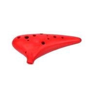 Professionnelle ocarina Ocarina 12 Trous Pour L'éveil Musical De La Petite Enfance(Red)