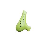Professionnelle ocarina Ocarina Alto En Do 12 Trous En Résine À Bec Plat Pour Débutants(Fruit Green)