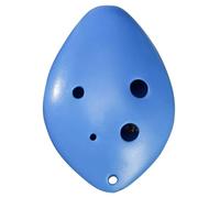 Professionnelle ocarina Ocarina Avec Corde De Cou De Recueil De Chansons En Céramique Petit Instrument À Vent Professionnel(Blue)
