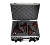 Professionnelle ocarina Ocarina En Céramique 4 Pièces Instrument À 12 Trous Avec Boîte En Aluminium(3/4)