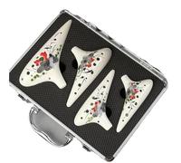 Professionnelle ocarina Ocarina En Céramique 4 Pièces Instrument À 12 Trous Avec Boîte En Aluminium(3)