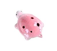 Professionnelle ocarina Ocarina Mignon Instrument Fait Main À 6 Trous Avec Changement De Couleur Et Son Agréable(Pink)