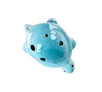 Professionnelle ocarina Ocarina Mignon Instrument Fait Main À 6 Trous Avec Changement De Couleur Et Son Agréable(SKY BLUE)