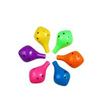 Professionnelle ocarina Ocarina Spécial À Six Trous Mini Instrument De Musique En Résine Pour Débutant Résistant Et Facile À Jouer(Long-billed pink)
