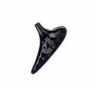 Professionnelle ocarina Partition Pour Ocarina 12 Trous Instrument Professionnel Poterie Noire(Black Pottery - Matte AF)