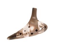 Professionnelle ocarina Tutoriel Pour Ocarina Professionnel Non Émaillé Alto 12 Trous En Do(12SC treble C)