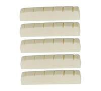 Professionnelle Sillet De Guitare 4/5 Pièces 43mm Six Cordes Guitare Électrique Os Pont Écrou Pour LP Instrument De Musique Pièces Rechange