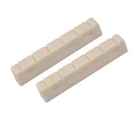 Professionnelle Sillet De Guitare Écrous De Guitare Classique 48mm 2 Pièces 6 Cordes Pièces Rechange Fendues En Plastique