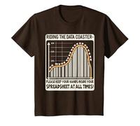 Professionnels des données T-Shirt, Enfant, Marron, 6 Ans