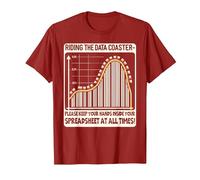 Professionnels des données T-Shirt, Homme, Canneberge, L