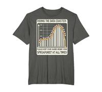 Professionnels des données T-Shirt, Homme Grandes Tailles, Asphalte, 2X Tall