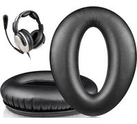 Professionnels Mousse Coussin Coussinets pour Lightspeed Zulu, Zulu2, Zulu3, Zulu PFX, Casque d¿Aviation Sierra, Coussinets d¿Oreille en Cuir protéiné Plus Doux, Mousse d¿Isolation Phonique