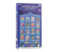 Professor PUZZLE Calendrier de l'Avent de Noël à travers la fenêtre | Puzzle | À partir de 8 ans | 1 joueur