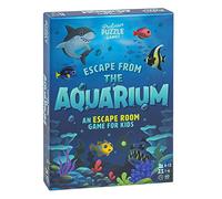 Professor PUZZLE Escape from The Aquarium - Escape Room - Jeu de stratégie - Âge 8 à 11 Ans - 1 à 6 Joueurs - Temps de Jeu de 60 Minutes