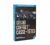Professor Puzzle - Grand Coffret Casse-Tête - Plus De 100 Défis du Niveau Facile Au Plus Complexe - 4 Casse-têtes en métal - 2 Casse-tête en Bois - 1 Tangram - 30 Alumettes - 100 Cartes Challenges