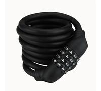 Profex 65873 Câble antivol Spirale Soft Noir/Vert/Orange