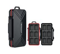 PROfezzion Étui de Protection Résistant à l'eau pour Carte Mémoire Memory Card Case avec Intérieur Personnalisé pour 12 Cartes SD + 12 Cartes CFexpress de Type A (24 Emplacements)