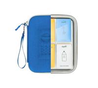 PROfezzion Étui Porte-Cartes pour Cartes Yoto, Album Card Holder de Protection pour 88 Cartes Audio avec Coque Rigide EVA Premium en Fermeture éclair, Mini Accessoire Amusant Yoto Player (Bleu)