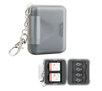 PROfezzion Rangement Carte SD 12 Emplacements, Porte Boîte Étui Carte SD Résistant à l'eau pour 4 SD/SDHC/SDXC + 8 Micro SD/SDHC/SDXC/TF Cartes Mémoire, Conception Ultra-Portable et élégamment Mince
