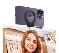 PROfezzion Support de MagSafe pour iPhone 17 16 15 14 13 12 et iMac, Compatible avec Caméra de Continuité, pour iMac 2017, iMac Pro 2017, Studio Display, Pro Display XDR, Et Modèles Ultérieurs