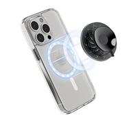 PROfezzion Support de Téléphone àVentouse pour Miroir, Carrelage en Verre, Surface Non Rugueuse pour iPhone 16 16 Plus 16 Pro 16 Pro Max 15 14 13 12 et Tous Les Téléphones Makeup Selfie Video (Noir)