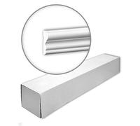 Profhome Cimaises 651400-box 200 cm x 1,6 cm x 4,4 cm Polystyrène extrudé (XPS) prétraité 24 moulures / 48 m