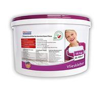 Profhome Colle Papier Peint Intissé Professionnelle 16kg | Adhésif Prêt à l'Emploi, Sans Conservateur, Transparent au Séchage, Rendement 105m², Qualité Allemande