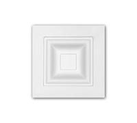 Profhome Élément décoratif 154001 9,8 cm x 9,8 cm x 3,0 cm Mousse de polyuréthane rigide prétraité