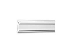 Profhome Moulure Murale 651307 - Grand Profil 9,6 cm - 200 x 2,5 cm - Cimaise Décorative en Polystyrène Extrudé (XPS), Prête à Peindre