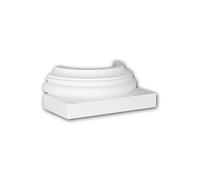 Profhome Pied de demi-colonne 117500 26,0 cm x 11,0 cm x 13,0 cm Mousse de polyuréthane rigide prétraité