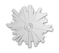 Profhome Rosace 156804 90,1 cm x 90,1 cm x 2,1 cm Mousse de polyuréthane rigide prétraité