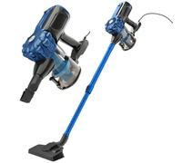 Proficare, Aspirateur 2en1 PC-BS3133-Bleu, Aspirateur à Main et Balai avec Fil, 600W, Filtre HEPA, Tube Télescopique 47-77 cm, Brosse Sols Durs, Support Mural Inclus, Idéal pour Parquet et Carrelage