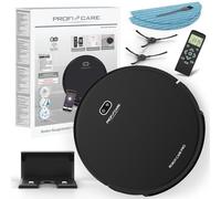 ProfiCare Aspirateur Robot connecté WiFi avec Fonction d'essuyage Noir PC-BSR3108-Noir