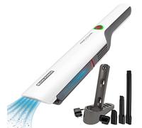 ProfiCare - Aspirateur à main sans fil PC-AKS3102 - 11,1 V Li‑ion 2000 mAh, inox - Blanc