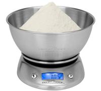 Profi Cook 2043215 Balance de Cuisine PC-KW 1040 avec Bol Inox 21 x 10 x 21 cm