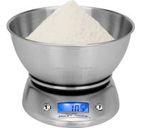 ProfiCook KW1040 escabeaux de cuisine Noir, Acier inoxydable Balance de ménage électronique