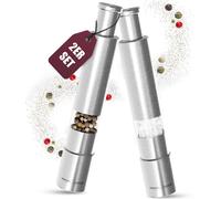 PROFI COOK Moulin à poivre et à sel PC-PSM 1160 Lot de 2 en acier inoxydable