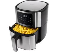 ProfiCook PC-FR 1239 H Unique 5,5 L Autonome Friteuse d’air chaud Noir, Acier inoxydable