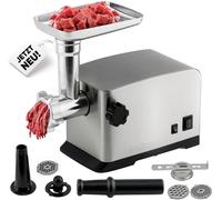 ProfiCook Hachoir à viande PC-FW 1272 1200 W, 3 disques perforés métal, AV/AR, embout saucisses