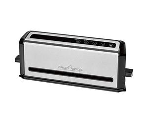 Profi Cook PC-VK 1133 - Emballeuse sous vide - Puissance d'aspiration 12l/min - + 10 sachets fraicheurs - 110 Watts - Couleur Argent