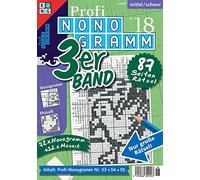 Profi-Nonogramm 3er-Band Nr. 18 (Pic-a-Pix / Logik-Rätsel)