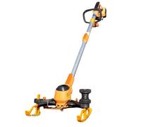 PROFI-PARTNER Coupe-Bordures sans Fil avec Patins de Guidage | Léger avec Manche Télescopique | Taille-Herbe INCL. 20 Lames en Plastique et 2 Barres de Coupe pour Un Entretien Précis de la Pelouse