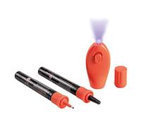 PROFI-PARTNER Stylo de réparation avec lampe UV - colle lumière bleue, gel UV, soudure de plastique aux UV, colle en 5 secondes, utilisation facile, kit de réparation, super colle pour tout, sûre d’ut