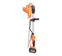 Profi-Partner Taille-haie sans fil multi-angle pliable 18 V Lame 43 cm 2 vitesses Tête de coupe pivotante Batterie et chargeur inclus