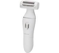 ProfiCare Appareil pour Femme 3 en 1 Rasoir + Tondeuse/Brosse Nettoyante Fonctionne avec des Piles Blanc