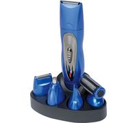 ProfiCare PC-BHT 3015 Tondeuse à barbe/à cheveux 5 en 1, rasoir, Body Groomer, tondeuse de précision et épilateur nez/oreilles, fonctionnement sur batterie, fonction humide/sec