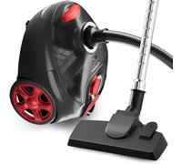 ProfiCare PC BS 3141 Aspirateur traîneau avec économie d'énergie de 700 W, aspirateur avec système de Micro-Filtration 4 Positions, avec Sac, Brosse de Sol commutable et suceur Brosse/Fente