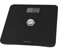 ProfiCare® PC-PW 3112 Pèse-personne numérique sans pile avec plage de mesure de 5 g à 180 kg et grand écran LCD avec énergie cinétique et surface en verre Noir